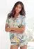 Vivance Dreams Shorty mit floralem Print (85595528) hellblau/curry/dunkelgrün/altrosa/offwhite