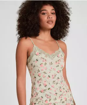 Hunkem&ouml;ller Nana Pyjama Set gr&uuml;n/pastellgr&uuml;n/rosa
