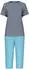 Calida Blooming Nights Sleepshirt Loose Fit (36771827) blue topaz
