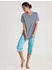 Calida Blooming Nights Sleepshirt Loose Fit (36771827) blue topaz