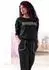 KangaROOS Pyjama Set 2-teilig mit Slogan-Frontdruck (93516138) schwarz