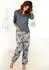 Buffalo Pyjama (331869) anthrazit/offwhite