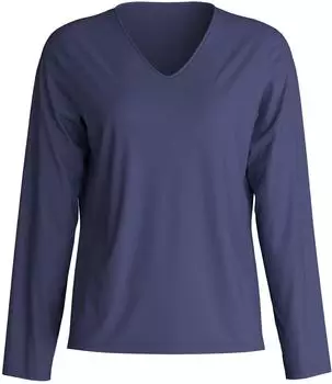 Calida Favourites Langarmshirt, loose fit (15005) cobalt blue/saphir