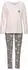 Vivance Dreams Pyjama mit Herzchen-Print (51141269) rosa-grau