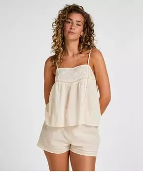 Hunkem&ouml;ller Pyjama Short Woven (79615539) wei&szlig;