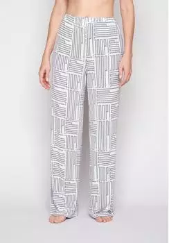 Joop! Loungehose mit allover Wording schwarzer print