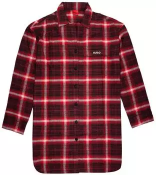 HUGO Flannel Check_NIGTHY Pyjama (50549969) open red