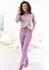 Vivance Dreams Pyjama mit garngefärbten Streifen, bestickt (12409002) creme/orchidee