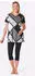 Witt Weiden Capri Kurzarm-Schlafanzug Set (111955_36) schwarz-anthrazit-bedruckt