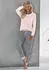 Vivance Dreams Pyjamaoberteil mit V-Ausschnitt (22256355) hellrosa