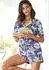 Vivance Dreams Schlaf-Shorts im Ethno-Design bunt
