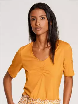 Calida Favourites T-Shirt lockere Passform orange