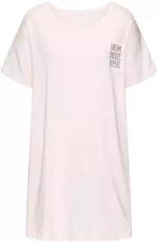 s.Oliver Sleepshirt in Mini-Länge (49154154) rosa/schwarz