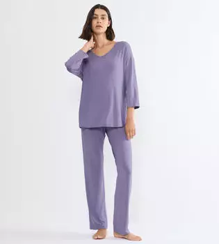Triumph Timeless Sensuality Pyjama-Set (10222629) lilac