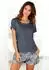 Buffalo Shorty Set 2-teilig mit gemusterter Shorts und Basic T-Shirt (642457) taubenblau/hellgrau