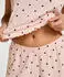 Hunkemöller Pyjama Jersey Shorts mit Rüschen (61743408) pink/schwarz