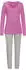 Vivance Dreams Pyjama Set 2-teilig mit Babylock-Saum rosa