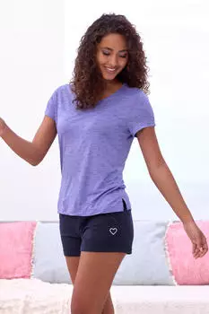 Vivance Dreams Dreams Shorty 2-teilig lila