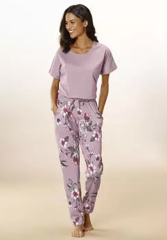 Vivance Dreams Dreams Pyjama mischfarben/altrosa