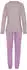 Vivance Dreams Pyjama mit garngefärbten Streifen creme/orchidee