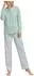 Calida Blooming Nights Pyjama (42238) mint