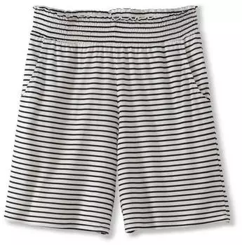 Calida Lounge Stripe Shorty mit elastischem Bund (26558) dark lapis blue