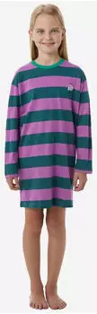 Schiesser Nightwear Nachthemd petrol/beere/pink