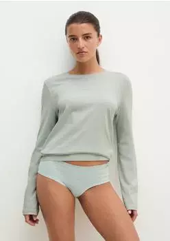 Marc O'Polo Pyjama Oberteil (93676051) graugrün