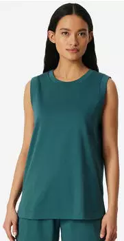 Schiesser Mix + Relax Schlafshirt Tanktop Interlock (290295) smaragd