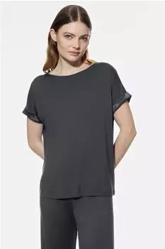 Mey Pure Chic Schlafshirt mit 3/4-Arm (1210016) thunder grey