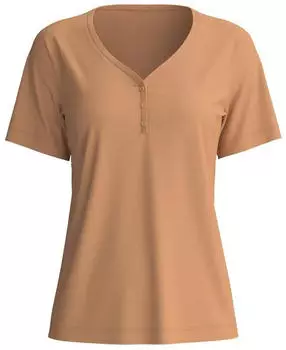 Calida Sleep Over M&M T-Shirt (14035) almond brown