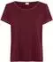 Lascana Pyjama-Oberteil mit Kontrastpaspeln (LAS6979001000001) bordeaux
