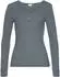 Lascana Geripptes Pyjama-Oberteil (88230112) rauchblau