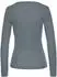 Lascana Geripptes Pyjama-Oberteil (88230112) rauchblau