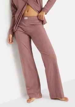 Lascana Pyjama (90352305) braun gestreift