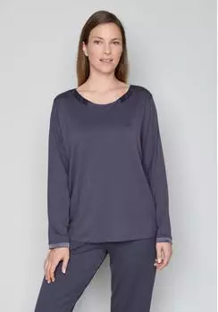 Joop! Grace Pyjama Oberteil (82864163) hellgrau