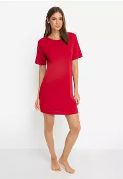 Lascana Nachthemd in lässiger Weite (76105405) rot