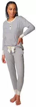 Skiny Schlafanzug Oberteil (086964) grau