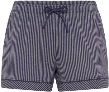s.Oliver Pyjamashorts mit Streifenprint / blau|grau 6007018.5970.
