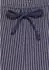 s.Oliver Pyjamashorts mit Streifenprint / blau|grau 6007018.5970.