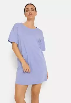 Lascana Nachthemd mit &uuml;berschnittener Schulter (96614442) blau