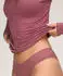Hunkemöller Spitzen-Shirt mit V-Ausschnitt aus Kaschmir-Mix Super Soft Pyjama lila