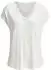 Lascana Nachthemd mit Spitzendetail creme
