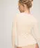 Hunkemöller Spitzen-Shirt mit V-Ausschnitt und Kaschmir super soft weiß