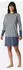 Schiesser Casual Nightwear Pyjama (183884) blaugrau
