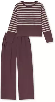 Schiesser Casual Nightwear Pyjama (308584) kakaobraun