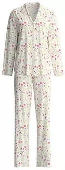 Calida Midnight Hearts Pyjama (40496) sugar melon/blau