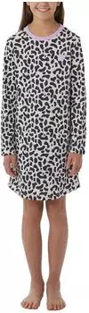 Schiesser Nachthemd langarm Animal-Print marshmallow - Nightwear (183901-109)