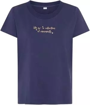 s.Oliver T-Shirt mit Frontprint / blau 6007043.5732.