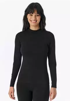 Schiesser Shirt langarm wärmen schwarz - Invisible Soft Warming (184026-000)
